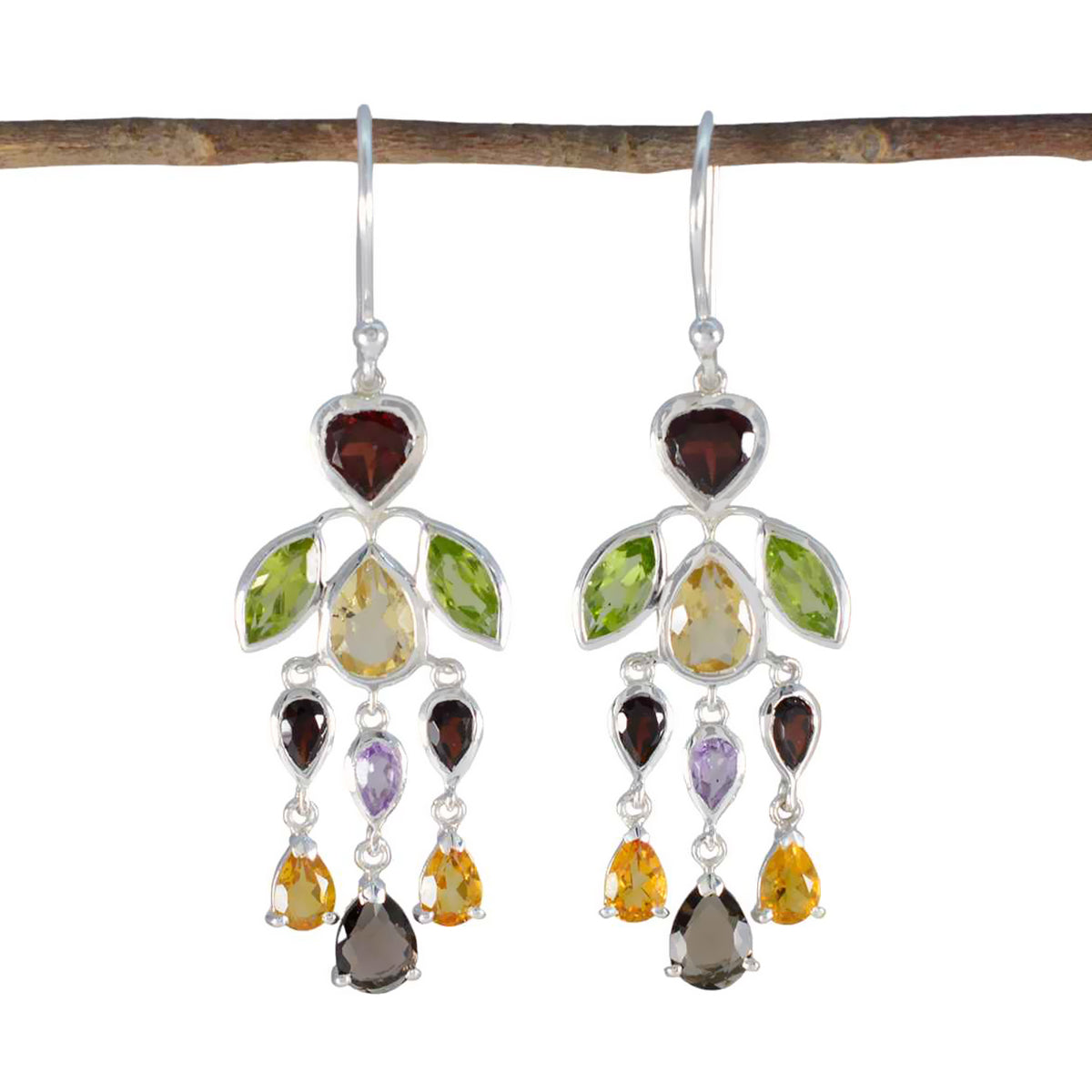 Yuki multicolor Versatile multiple Dangle Earring Multi multicolor Dangle