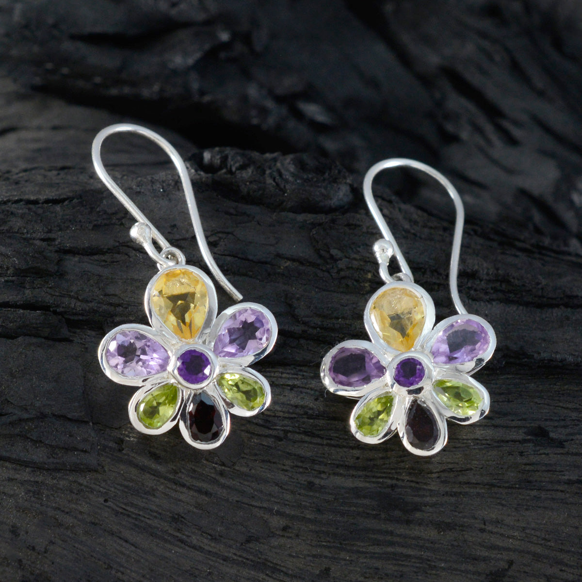 Julieta multicolor Slim multiple Dangle Earring