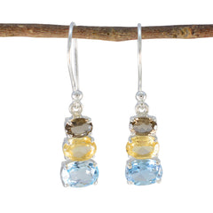 Ayaka multicolor Dainty multiple Dangle Earring Multi multicolor Dangle
