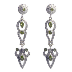 Ayesha Green Edgy multiple Stud Earring