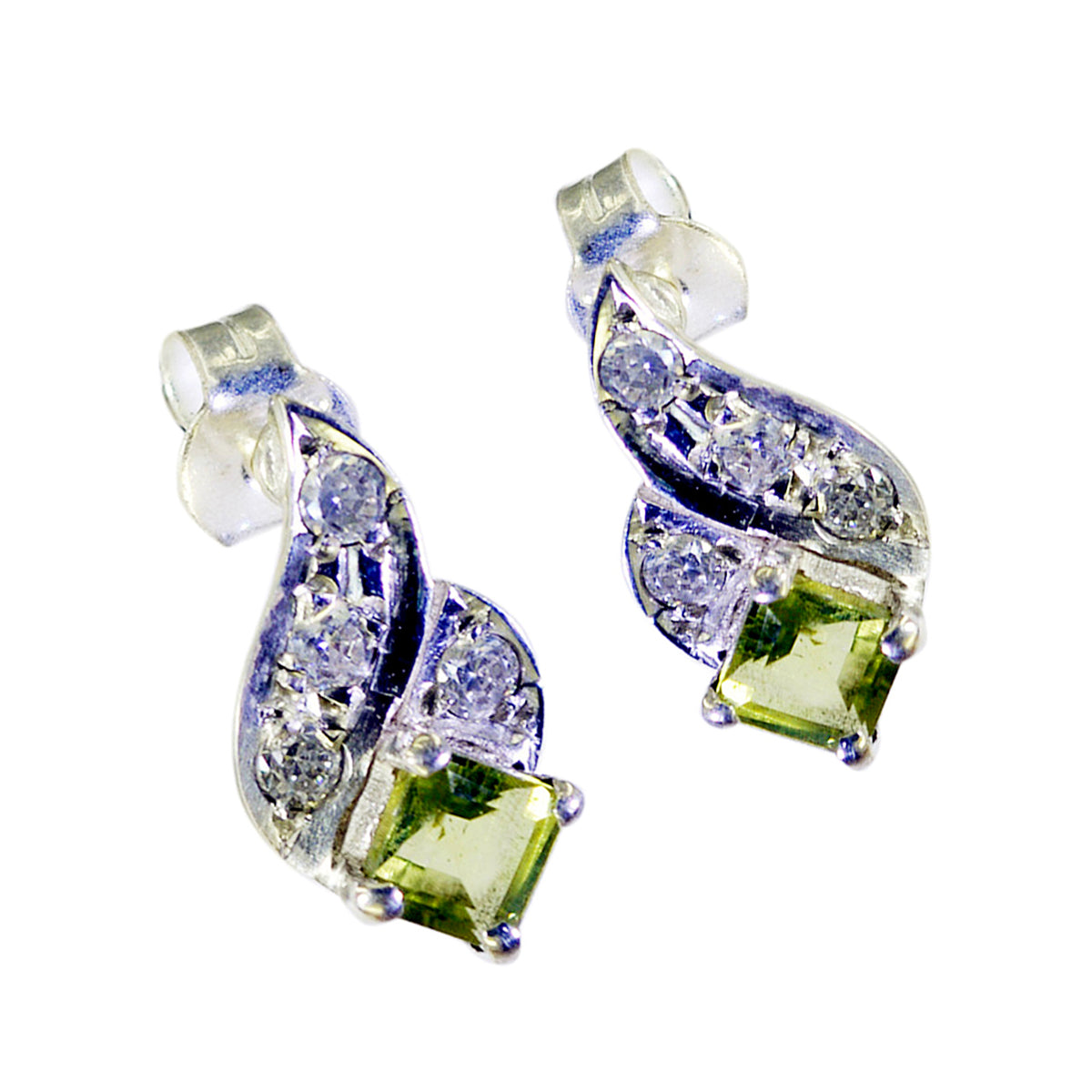 Lourdes Green Dainty multiple Stud Earring