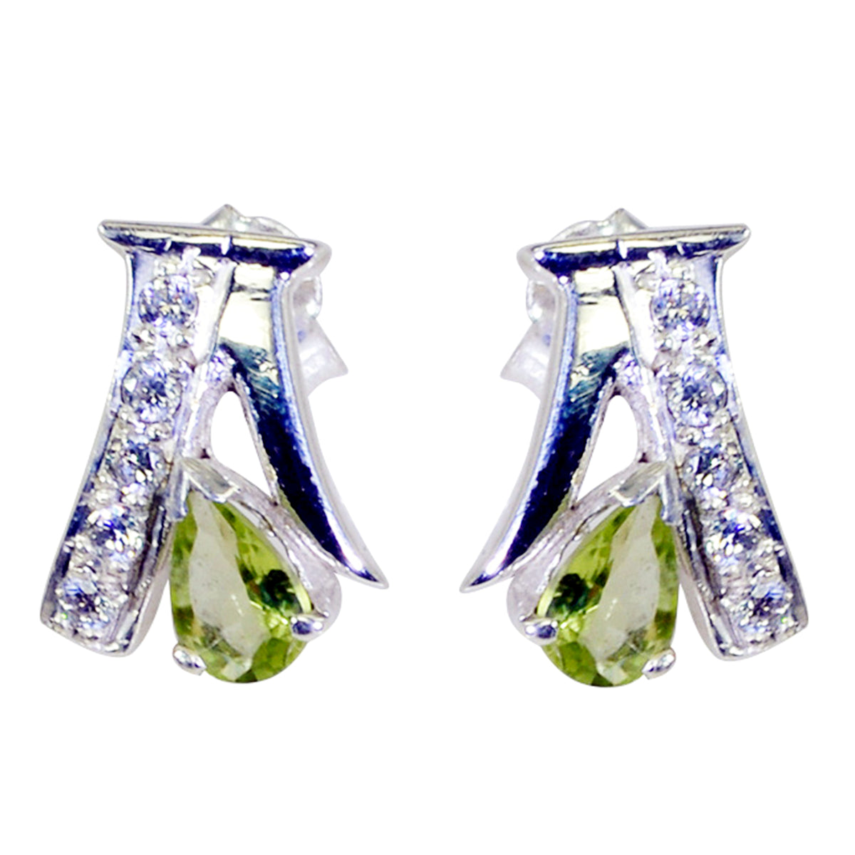 Lucia Green Elegant multiple Stud Earring