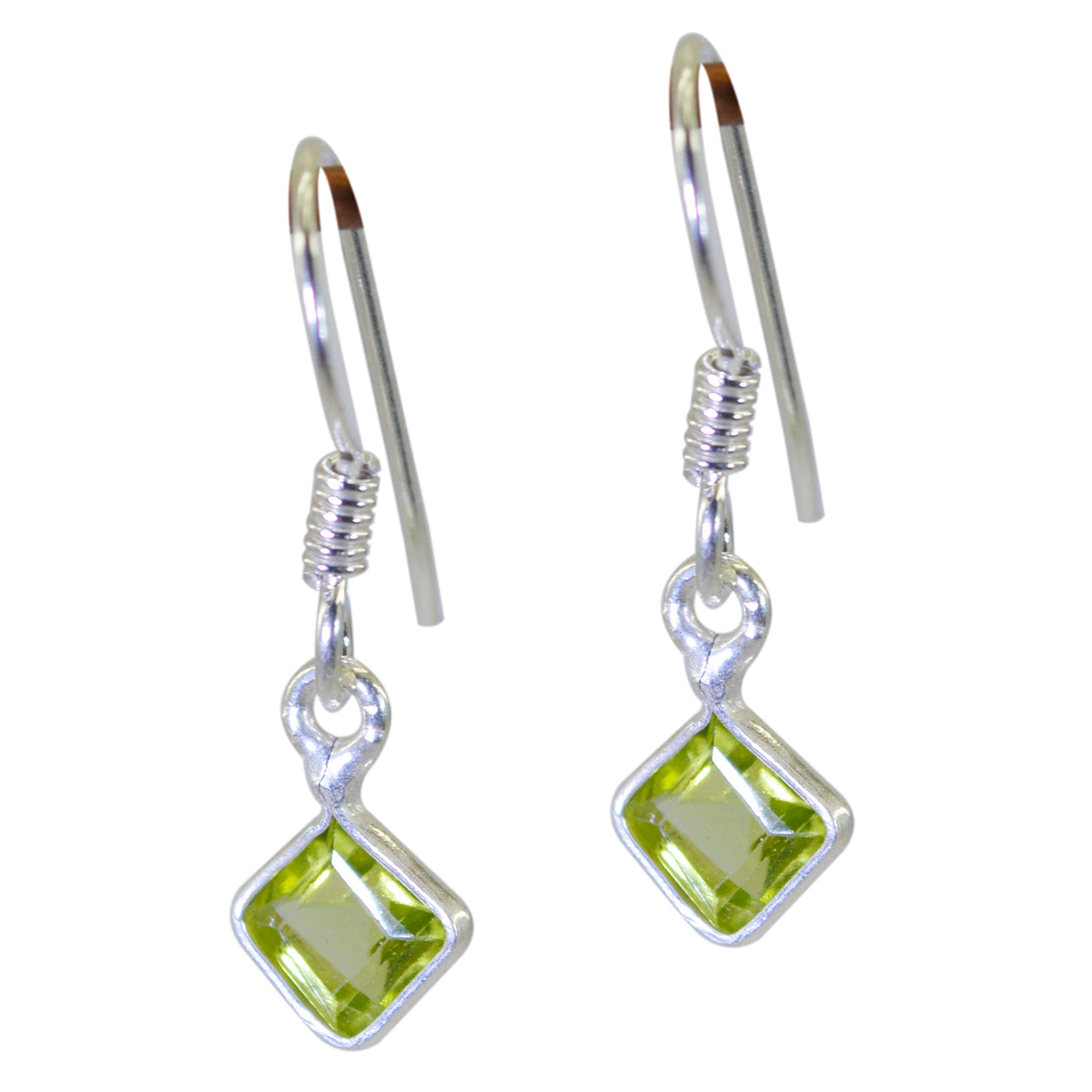 Noelia Green Minimalist multiple Dangle Earring Peridot Green Dangle