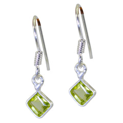 Noelia Green Minimalist multiple Dangle Earring Peridot Green Dangle