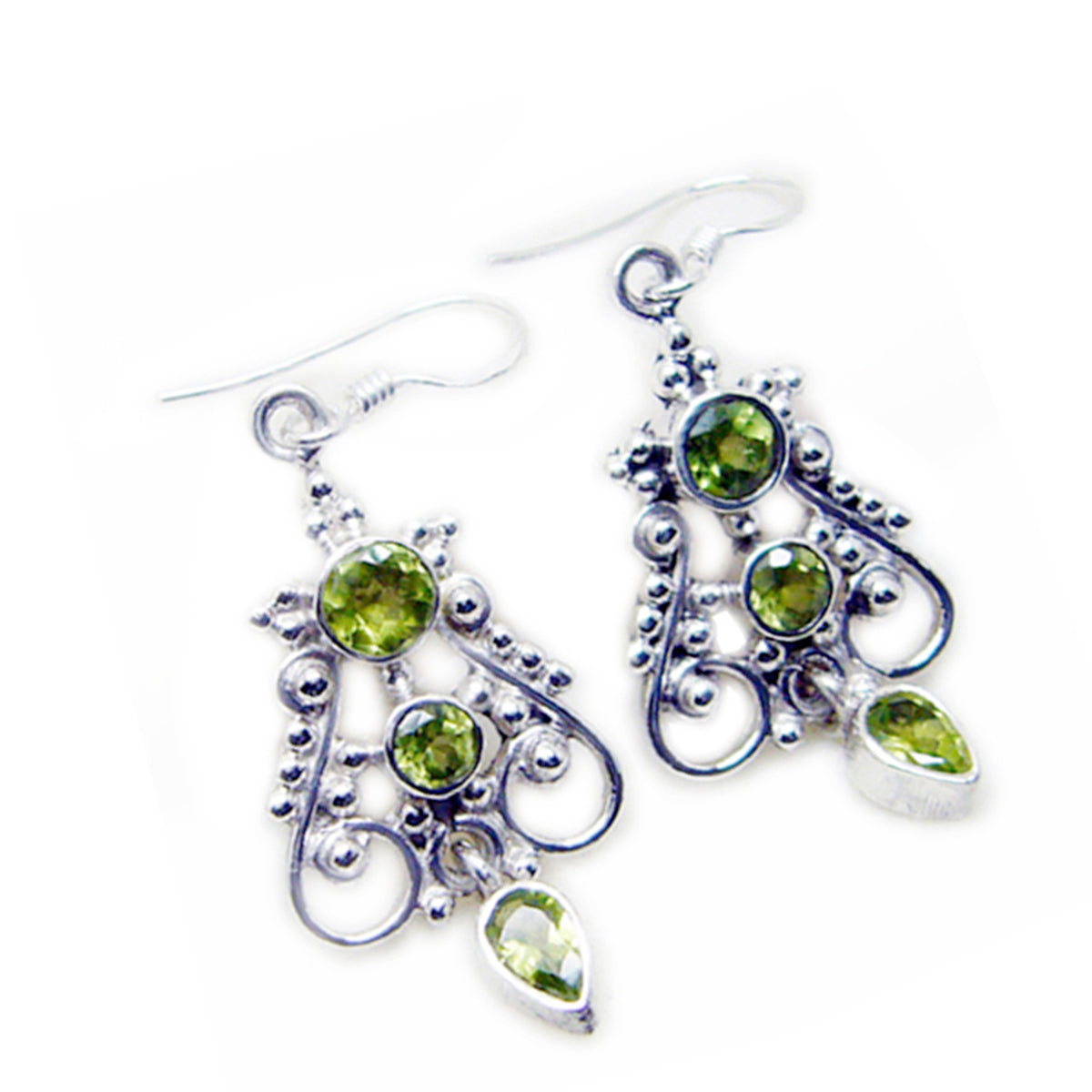 Aiko Green Featherlight multiple Dangle Earring