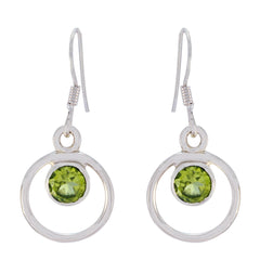 Teresa Green Delicate multiple Dangle Earring Peridot Green Dangle