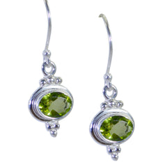 Victoria Green Dainty multiple Dangle Earring Peridot Green Dangle