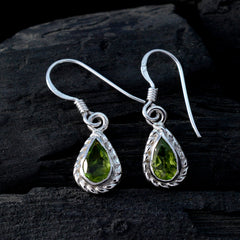 Aaliyah Green Whisper thin multiple Dangle Earring
