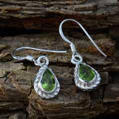 Aaliyah Green Whisper thin multiple Dangle Earring