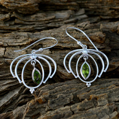 Audrey Green Featherlight Solitaire Dangle Earring