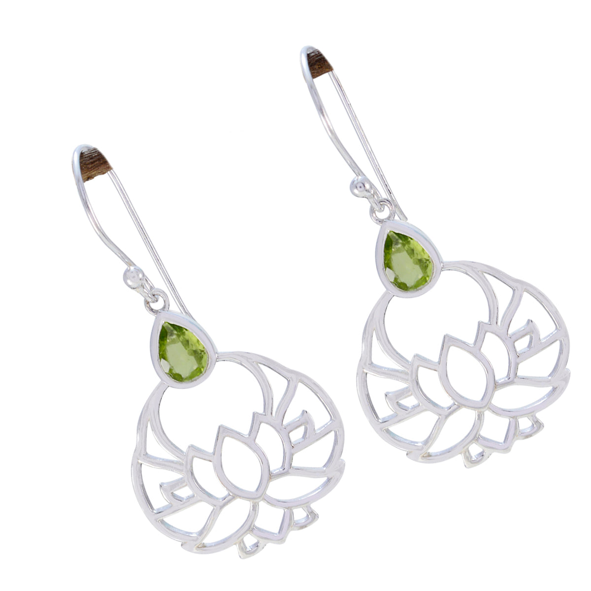 Ava Green Featherlight Solitaire Dangle Earring