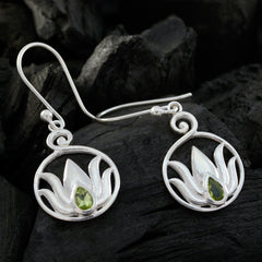 Camilla Green Slim Solitaire Dangle Earring