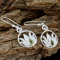 Camilla Green Slim Solitaire Dangle Earring