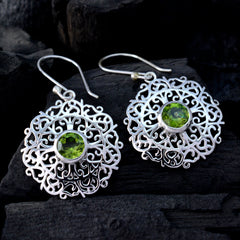 Eliza Green Tiny Solitaire Dangle Earring
