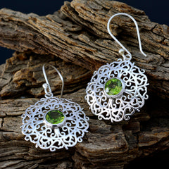 Eliza Green Tiny Solitaire Dangle Earring