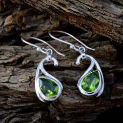 Emilia Green Featherlight Solitaire Dangle Earring