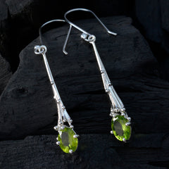 Eva Green Whisper thin Solitaire Dangle Earring