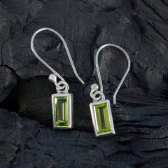 Marie Green Dainty Solitaire Dangle Earring