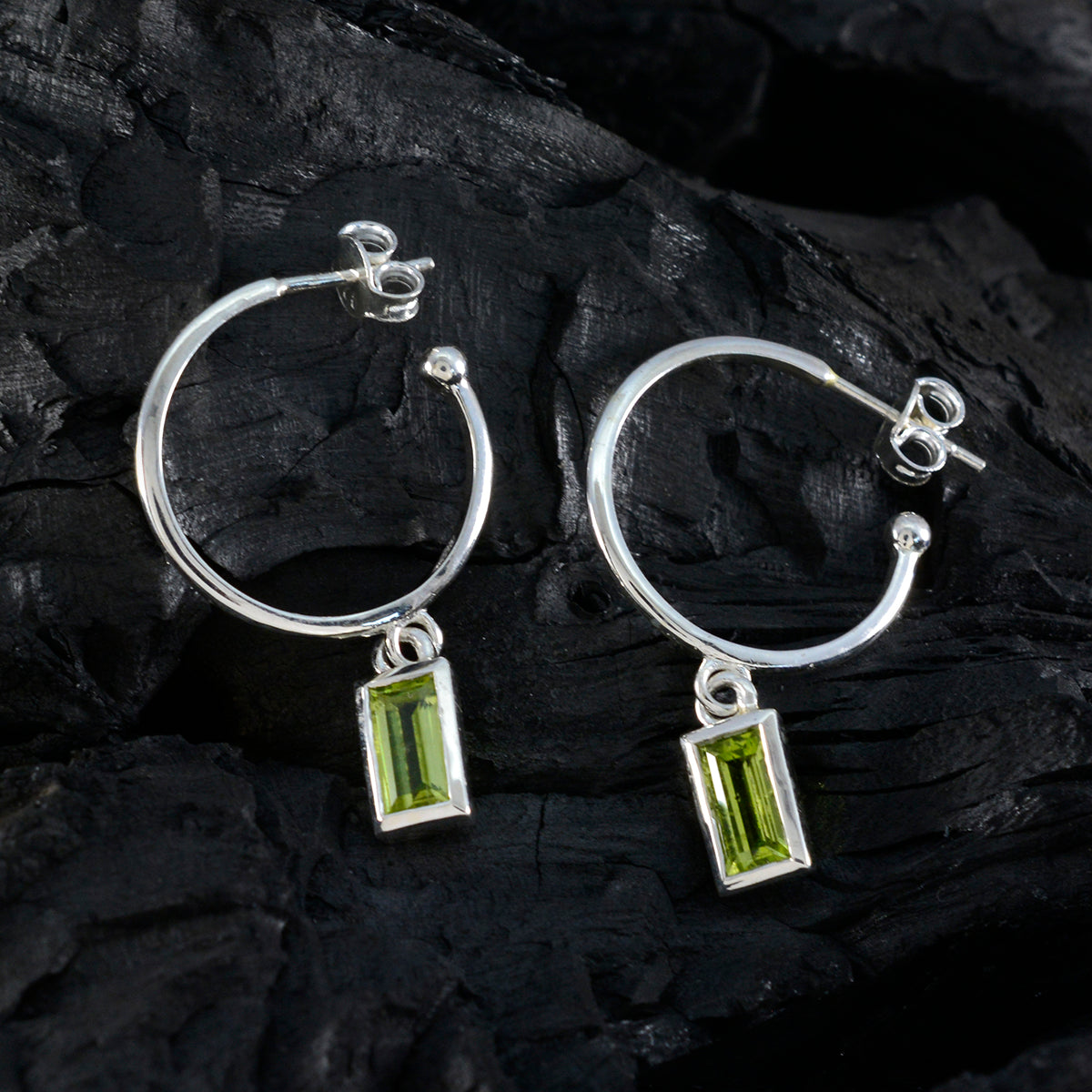 Teresa Green Slim Solitaire Dangle Earring