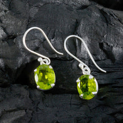 Evelyn Green Delicate Solitaire Dangle Earring