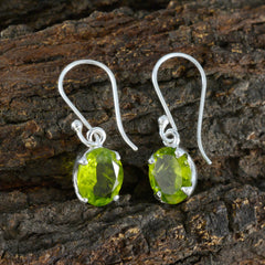 Evelyn Green Delicate Solitaire Dangle Earring