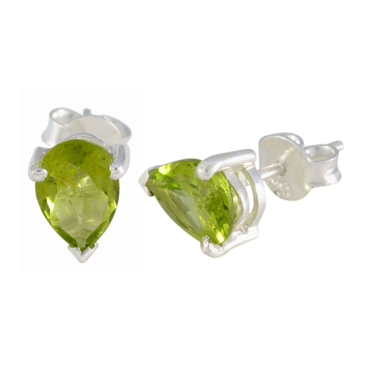 Dayana Green Dainty Solitaire Stud Earring