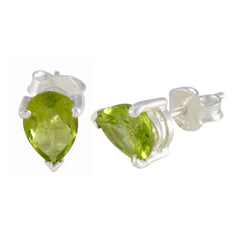 Dayana Green Dainty Solitaire Stud Earring