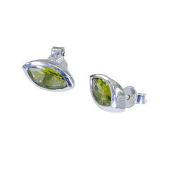 Hanna Green Delicate Solitaire Stud Earring