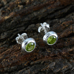 Eliza Green Delicate Solitaire Stud Earring
