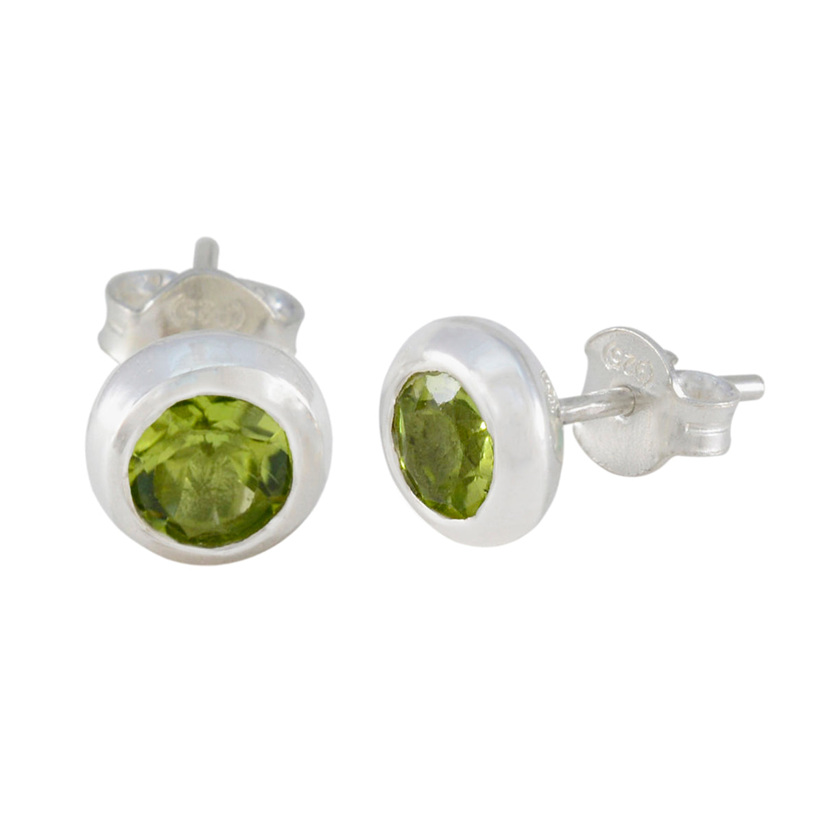 Eliza Green Delicate Solitaire Stud Earring