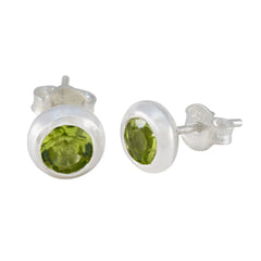 Eliza Green Delicate Solitaire Stud Earring