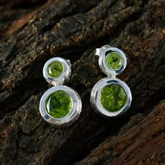 Ellie Green Minimal Toi et Moi Stud Earring