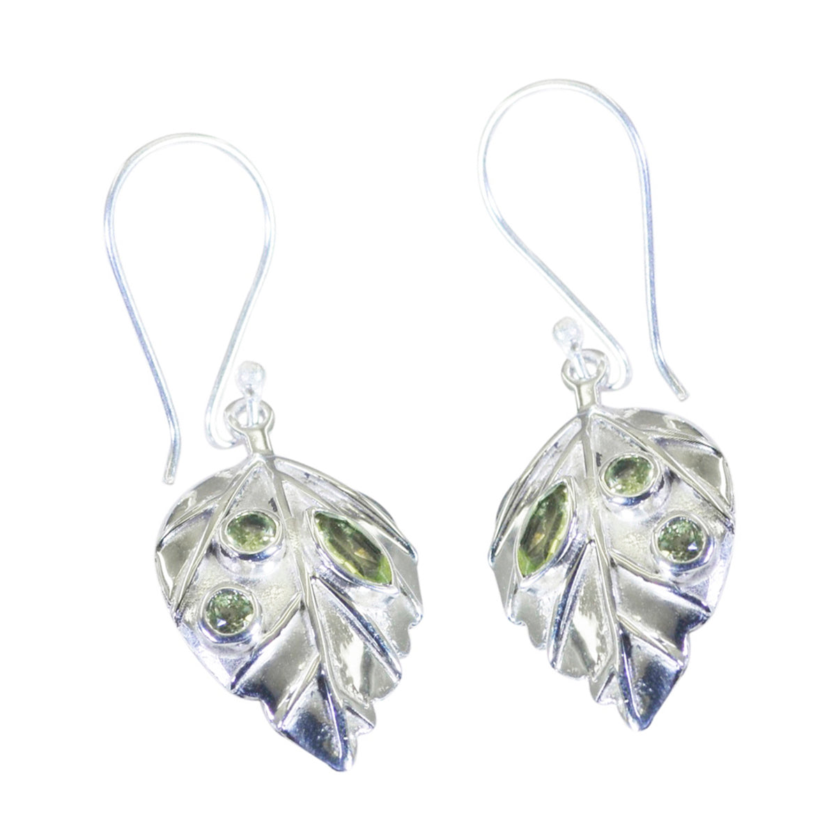 Lucy Green Featherlight multiple Dangle Earring Peridot Green Dangle