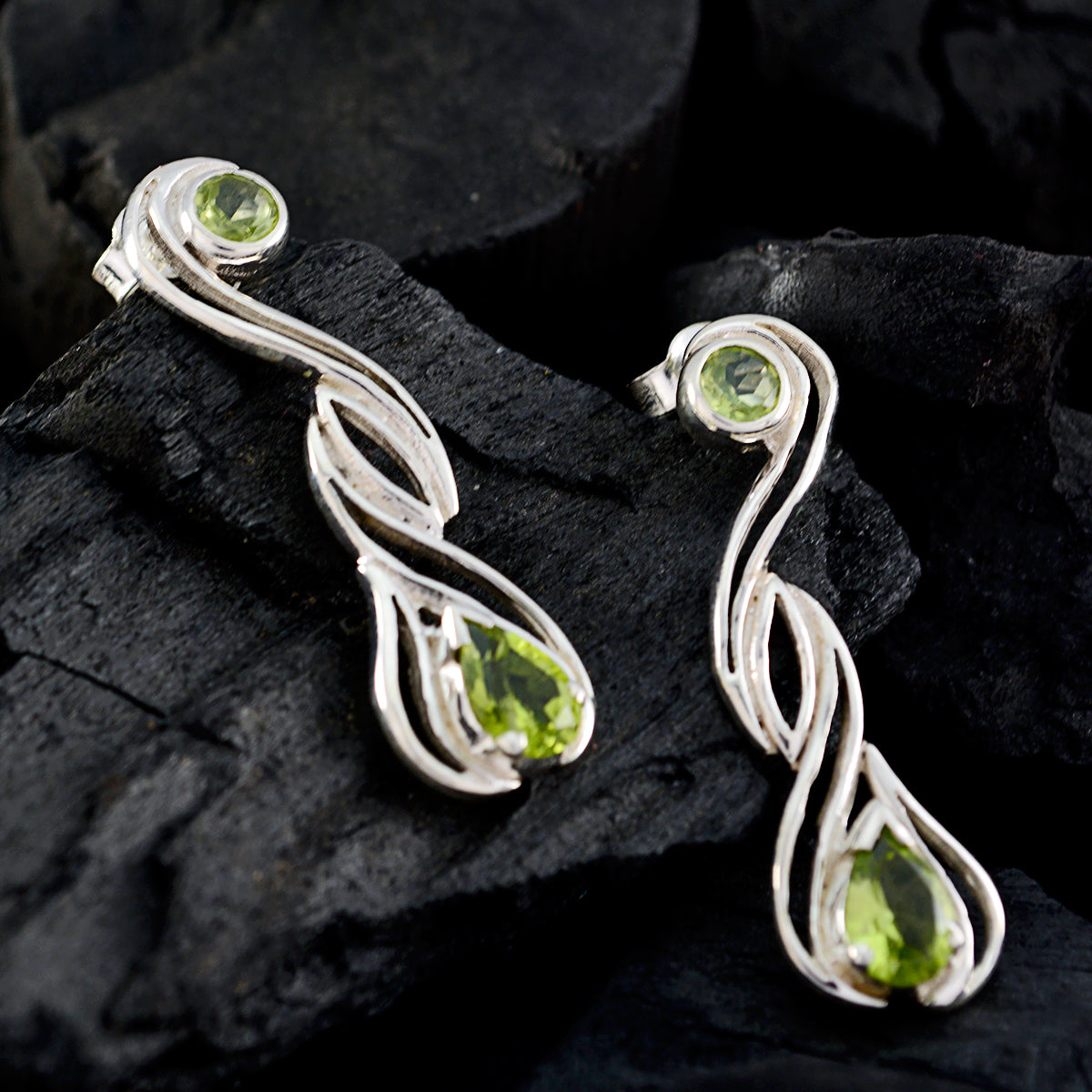 Mia Green Whisper thin multiple Stud Earring