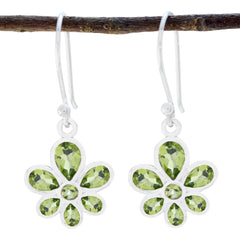 Nora Green Whisper thin multiple Dangle Earring Peridot Green Dangle