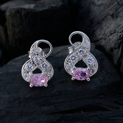 Riley Pink Delicate multiple Stud Earring