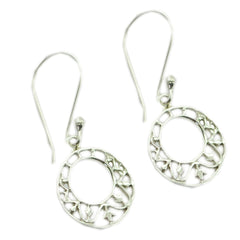 Katharina Silver Tiny plain Dangle Earring