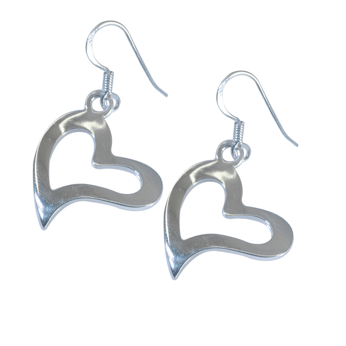 Constanza Silver Dainty plain Dangle Earring