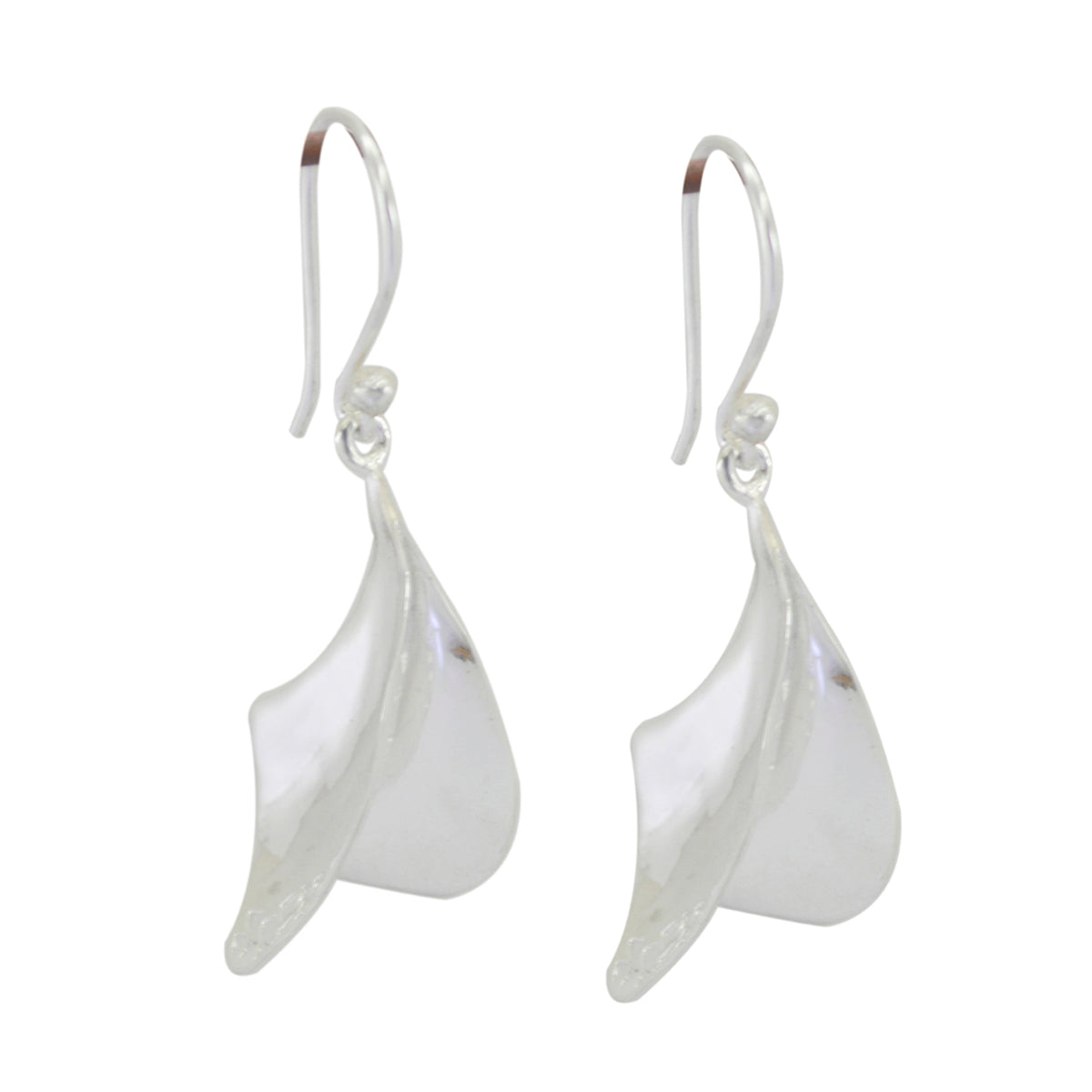 Daniela Silver Featherlight plain Dangle Earring Plain Gray Dangle