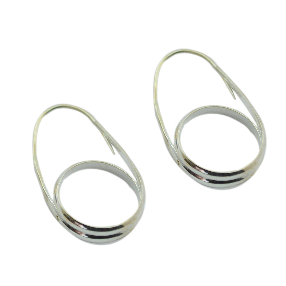 Elena Silver Dainty plain Stud Earring
