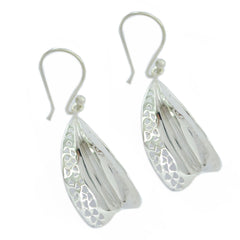 Fernanda Silver Featherlight plain Dangle Earring