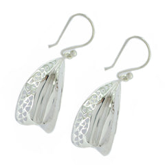 Fernanda Silver Featherlight plain Dangle Earring