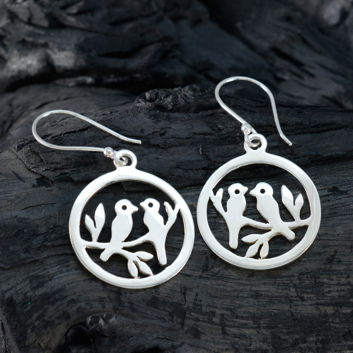 Gabriela Silver Slim plain Dangle Earring