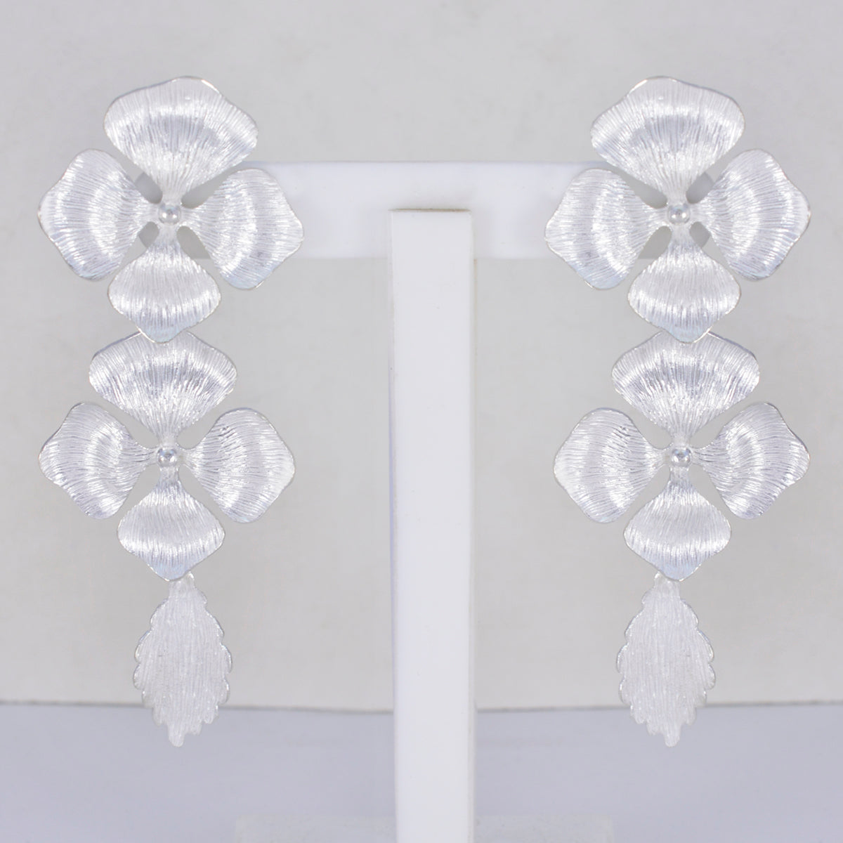 Isabella Silver Chunky plain Stud Earring