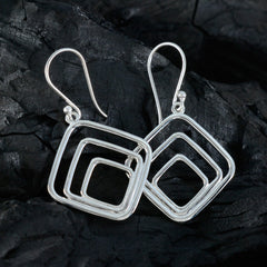 Joaquina Silver Mid weight plain Dangle Earring