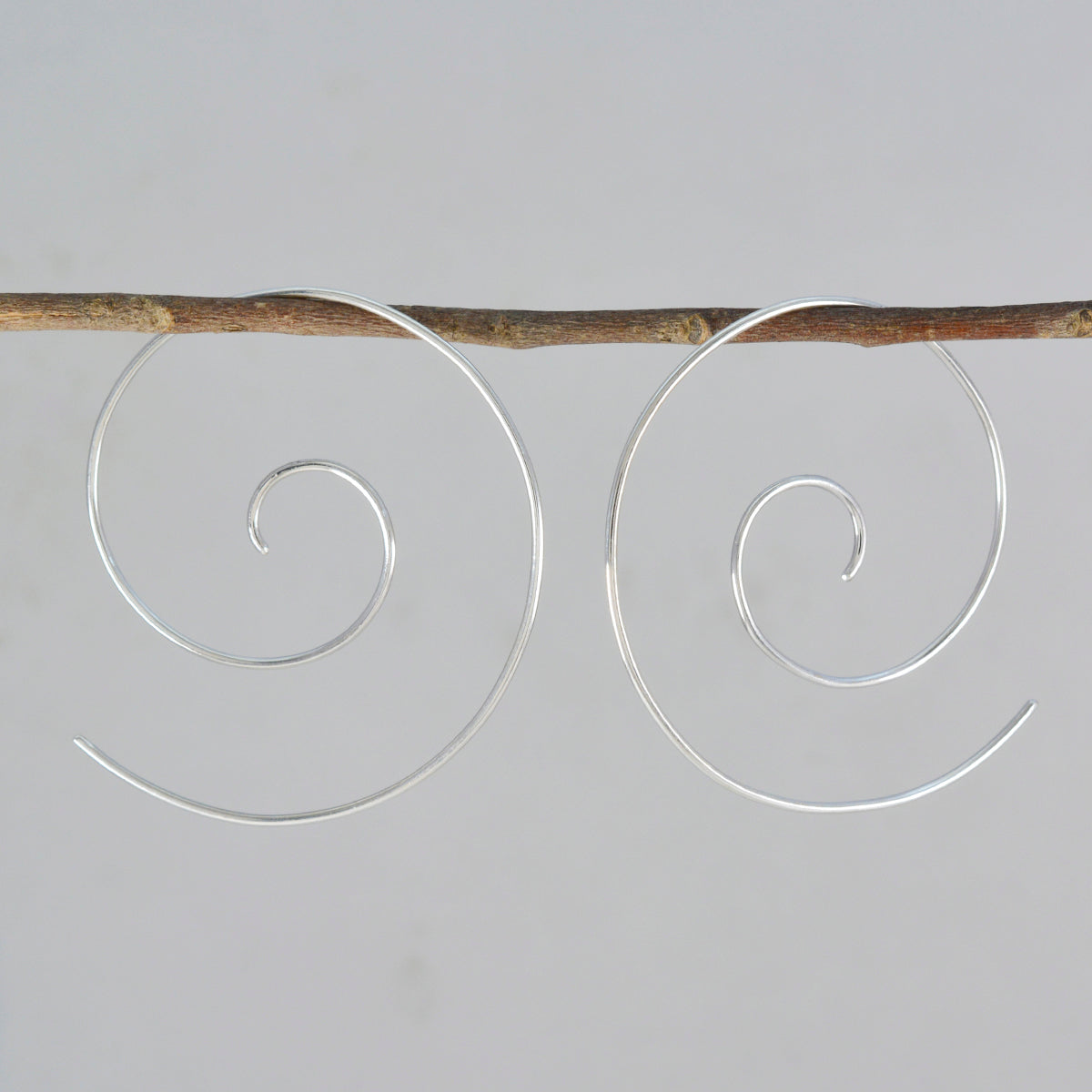 Mariana Silver Delicate plain Dangle Earring
