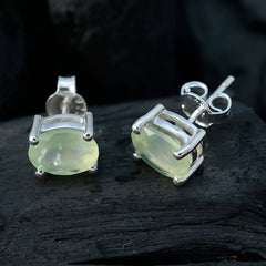 Alice Green Dainty Solitaire Stud Earring
