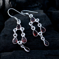 Charlotte Red Delicate multiple Dangle Earring