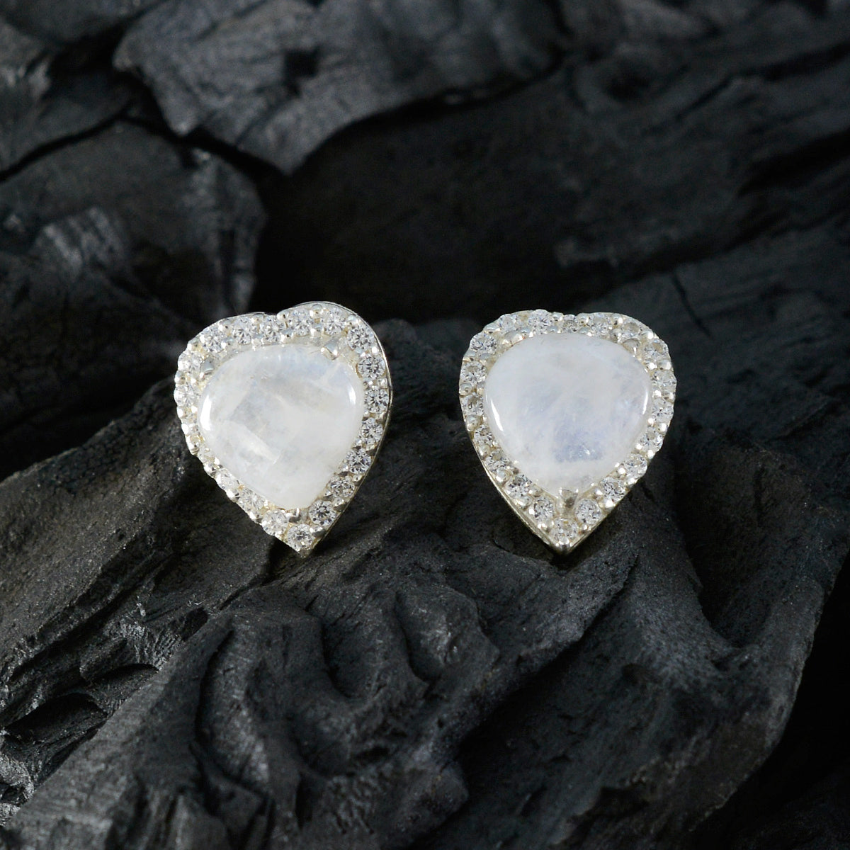 Inès White Dainty multiple Stud Earring