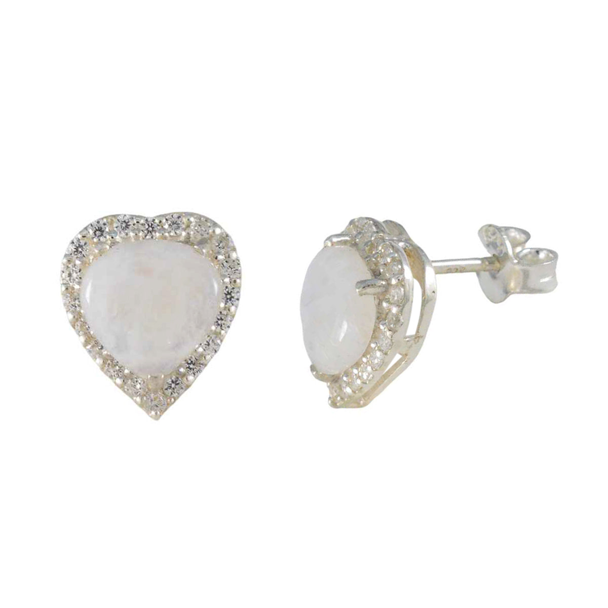 Inès White Dainty multiple Stud Earring